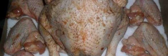 курица на соли