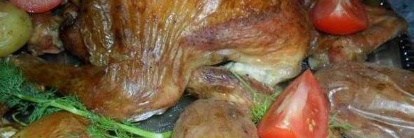 курица на соли