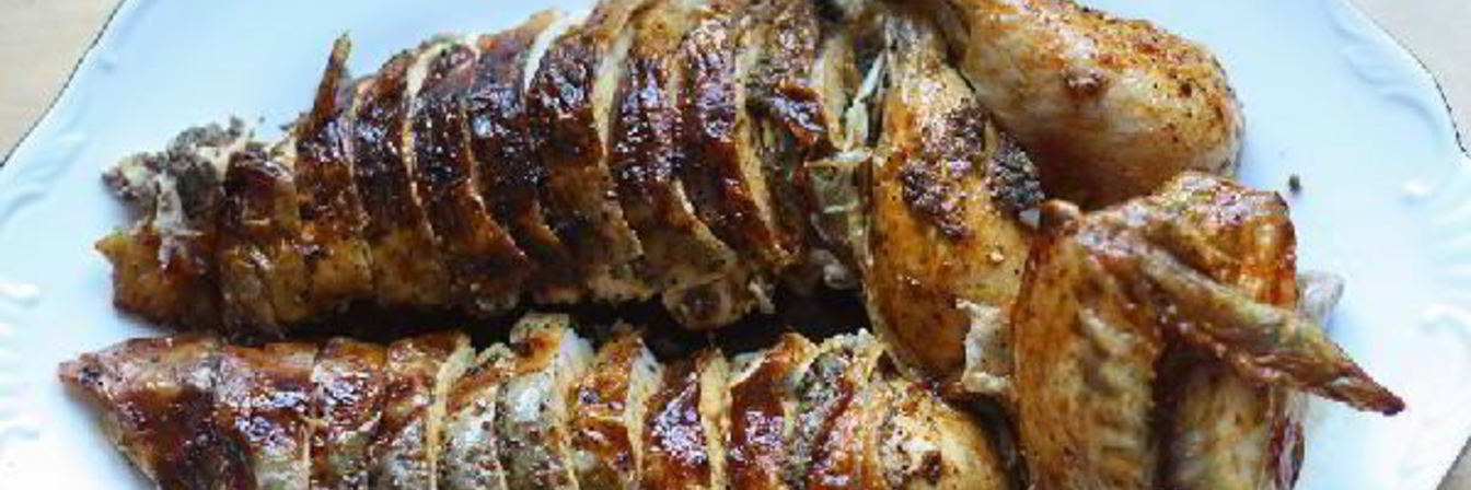 Курица с картофелем и грибами