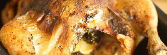 курица с картофелем и грибами