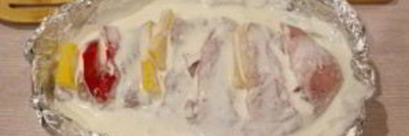 мясо под сметанным соусом в духовке