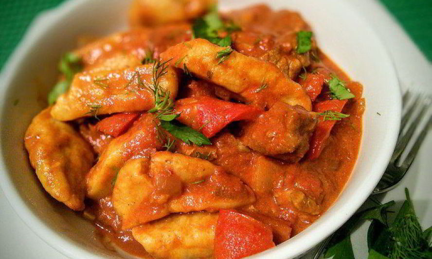 Рецепт паприкаша с мясом и ньокками