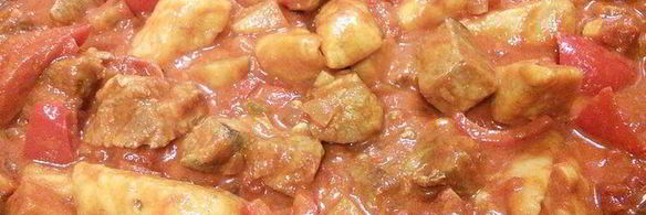 паприкаш с мясом и ньокками