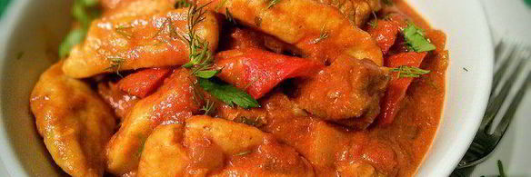 паприкаш с мясом и ньокками