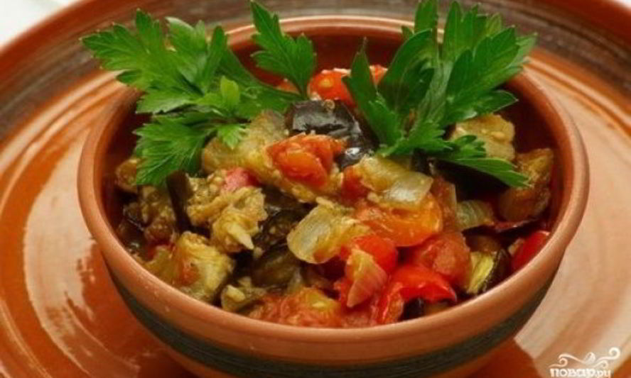 Рецепт свинины с баклажанами и кабачками