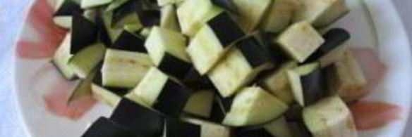 свинина с баклажанами и кабачками