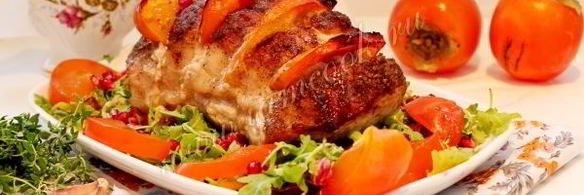 свинина с хурмой