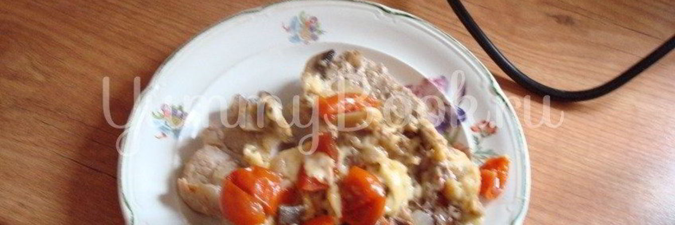 Свинина с овощами в мультиварке