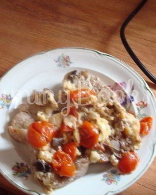 Свинина с овощами в мультиварке