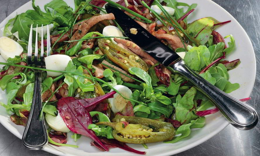 Рецепт свинины с зеленью и имбирным соусом