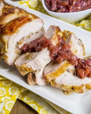 Свинина со сливовым вином