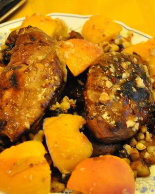 Утиная грудка с медом