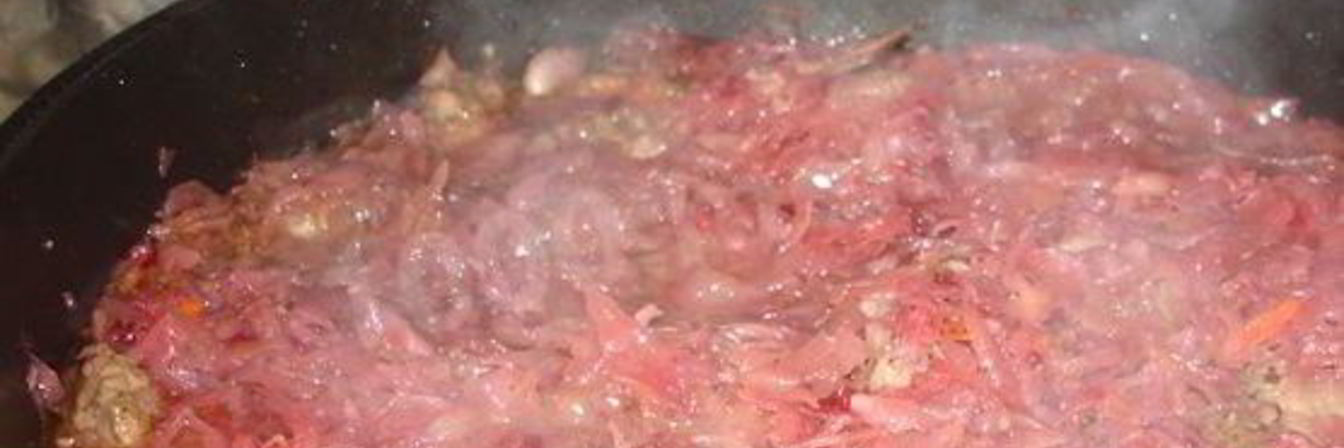 Утка тушеная с квашеной капустой