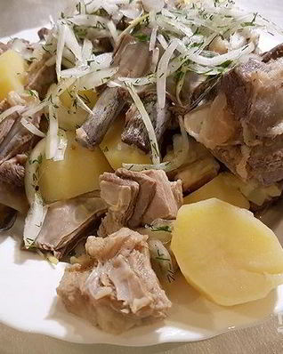 Вареная баранина