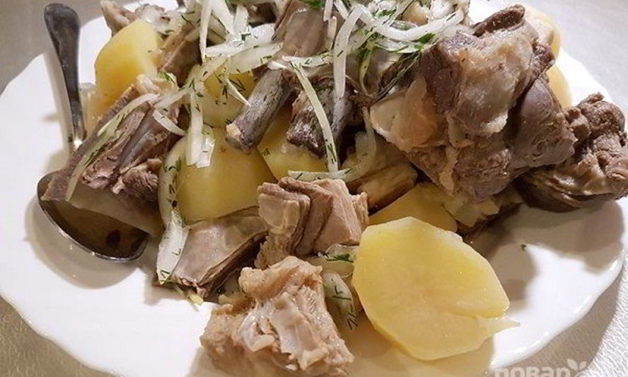 Рецепт вареной баранины