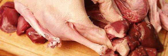 запеченный гусь с фруктами