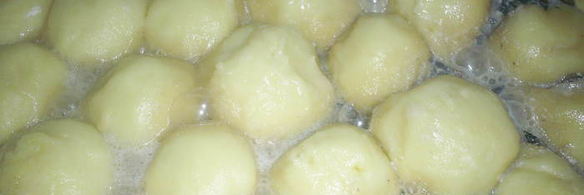 ньокки, тушенные в сливочно-грибном соусе