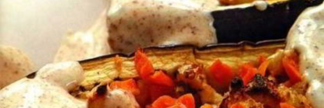 Баклажаны под сливочным соусом