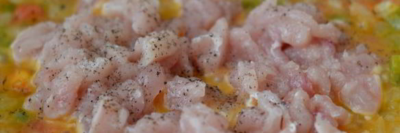 баклажаны с курицей