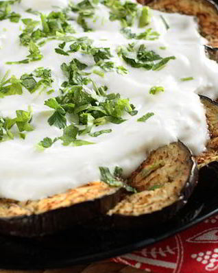 Баклажаны в йогурте