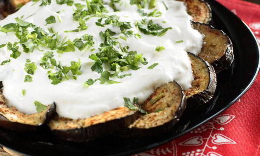 Рецепт баклажанов в йогурте