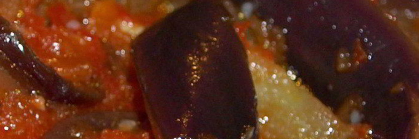 Баклажаны в остром соусе