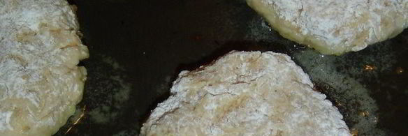 биточки картофельно-яблочные с хреном