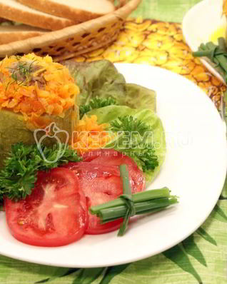 Фаршированные кабачки Башенки