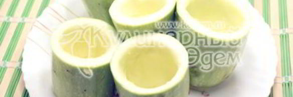 фаршированные кабачки башенки