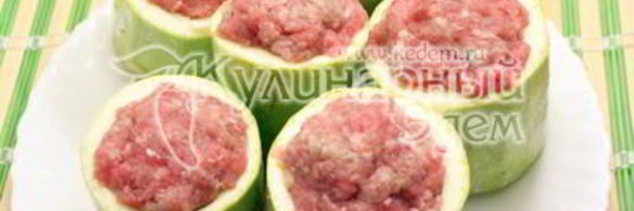 фаршированные кабачки башенки