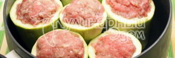 фаршированные кабачки башенки