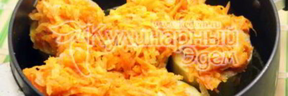 фаршированные кабачки башенки