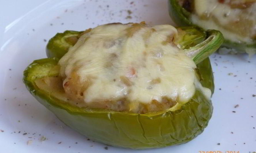 Рецепт фаршированных перцев без мяса