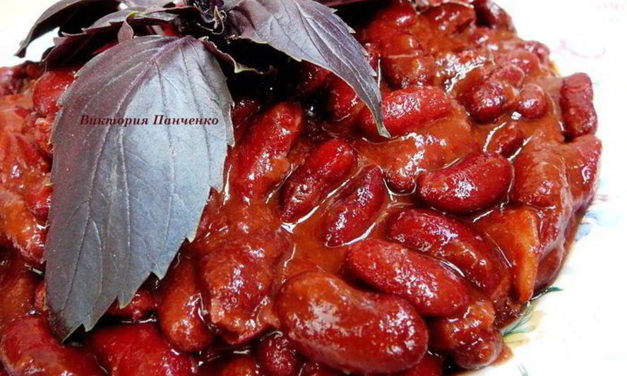 Рецепт фасоли по-итальянски с томатами и чесноком