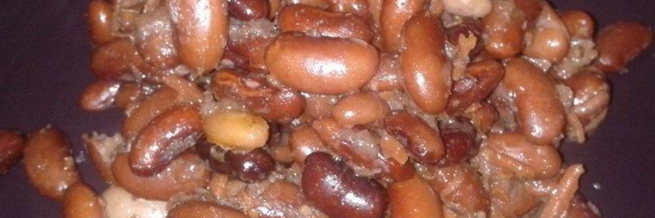 Фасоль с чесноком