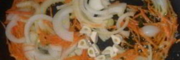 фасоль с чесноком