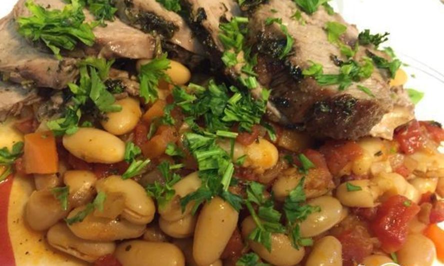 Рецепт фасоли с овощами