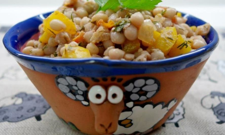 Рецепт фасоли в чесночном соусе