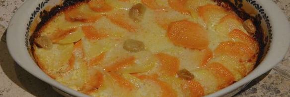 гратен из двух видов картофеля