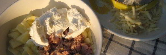 кабачки, фаршированные тунцом и творогом