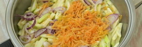 капуста тушеная с кабачками