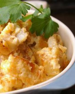 Картошка запеченная с сыром