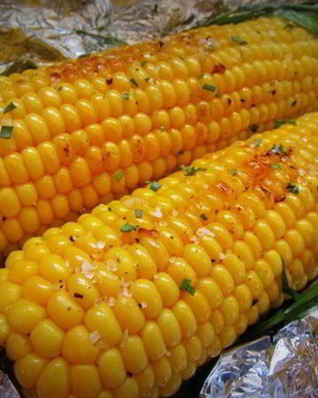 Кукуруза запеченная в ароматном масле