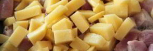 овощи, тушенные со свининой