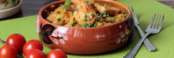 тушеная капуста с мясом в мультиварке