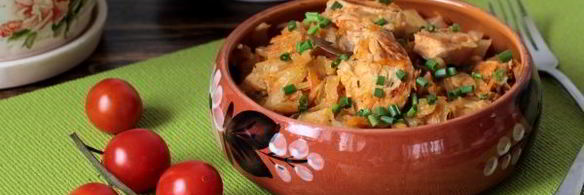 тушеная капуста с мясом в мультиварке