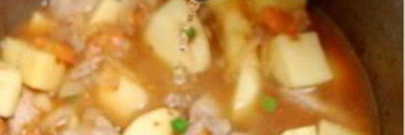 тушеная картошка с мясом в духовке