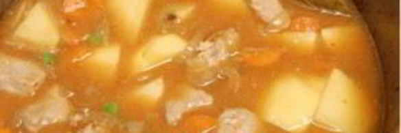 тушеная картошка с мясом в духовке