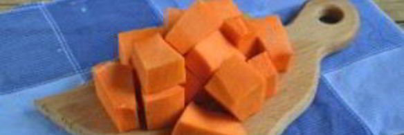 тыква в духовке с мясом