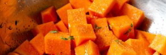 запеченная тыква с тимьяном